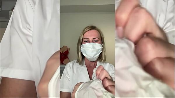 Naughty Nurse Nadya's Gloved Finger Play And Oral Fetish Fun thumbnail