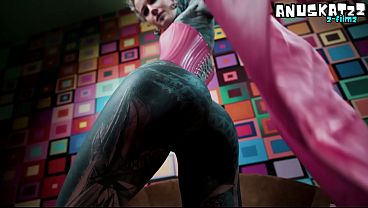 Pink Corset Anal Slut Steel Toy Deep Fucking & Magic Wand Squirting Orgasm thumbnail