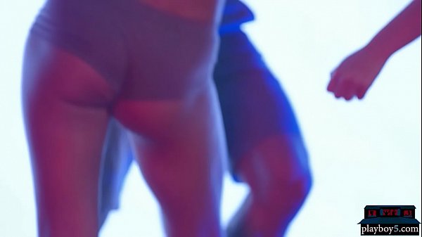 Twolatina gym honeys hot dancing and_stripping naked