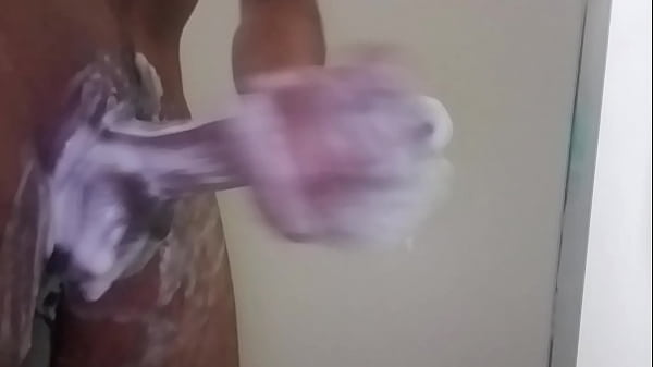 Play MP4 - Soapy Shower Jerk Off With Cumshot