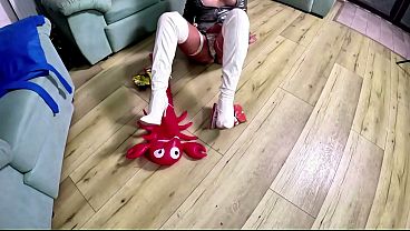 Inflatable Wrestler Strap On Fantasy. Riding, Doggy, Double Cum And Inflatable Popping thumbnail