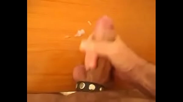 Cumshot on table hard and big dick
