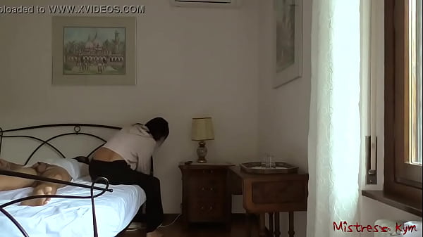 Mistress ignore her sub while he is licking her feet short story