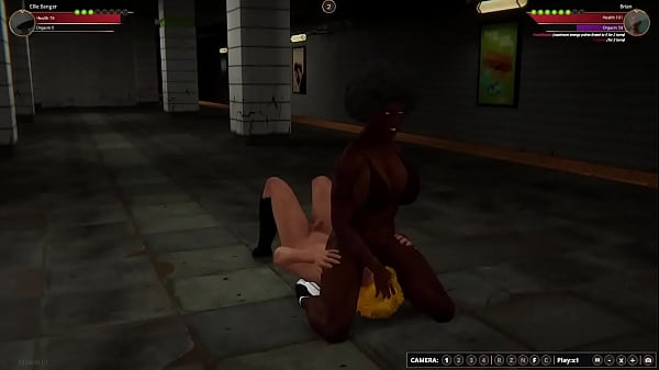 Ellie vs brian nf3d sex battle femdom combat 