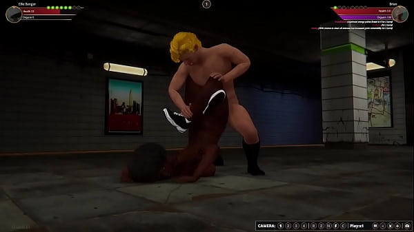Ellie vs brian nf3d sex battle femdom combat 