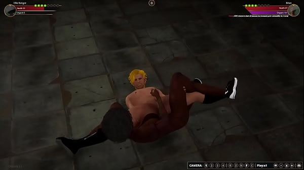 Ellie vs brian nf3d sex battle femdom combat 