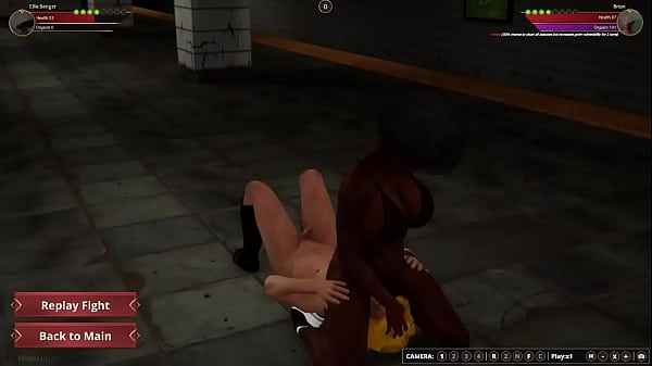 Ellie vs brian nf3d sex battle femdom combat