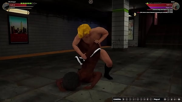 Ellie Banger VS Brian Naked Fighter 3D