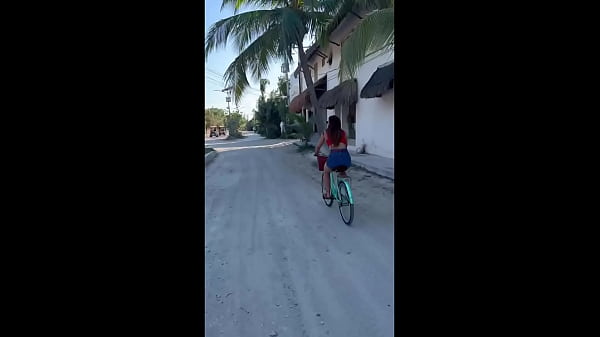 Beautiful beach babe gets horny in paradise naked pussy play in hammock nsfw vlog teaser 