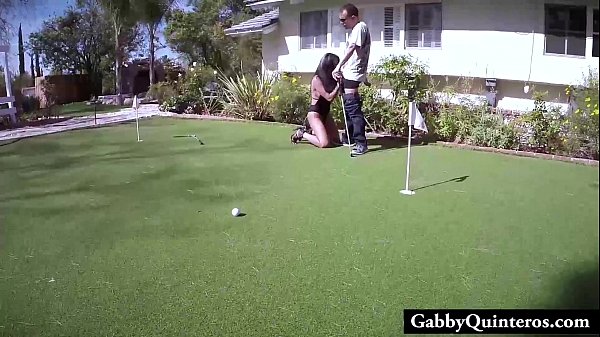 Cheating Latina Gabby_Quinteros Caught Fucking Lawn Guy!