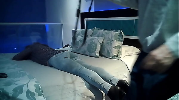 Nonton At The Motel, I Put On Erotic Lingerie While My Stepbrother Takes Out His Big Cock thumbnail