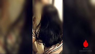 Pinay Ninja Wife Cheats on Her Husband Fucks Staff in the Hallway 