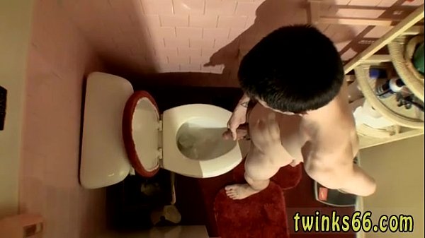 Twink video With dicks spraying out pee into the bowl, one of our