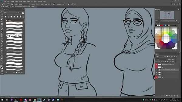 Stream Picarto DarkCookie Summertime_Saga 2022 02 18_B