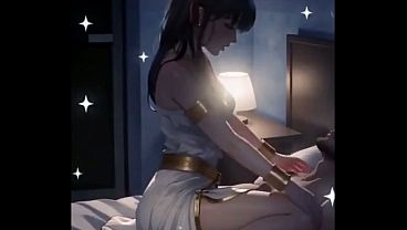 Teniendo sexo descomunal hentai 