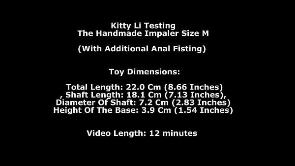 Kitty li testing the handmade impaler size m with additional anal fisting twt357 