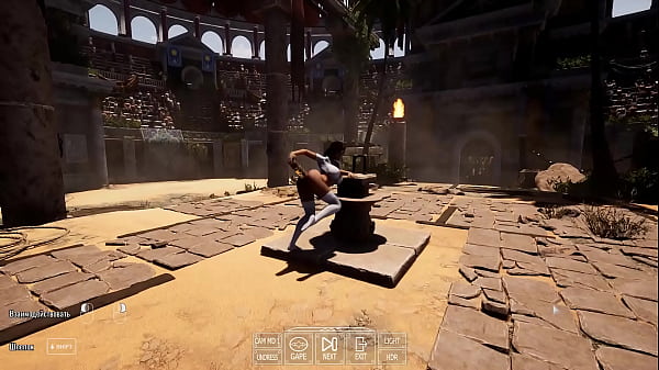 Lara needs to insert a secret mysterious enigmatic phallus into her cave to open another passage 3d hentai game