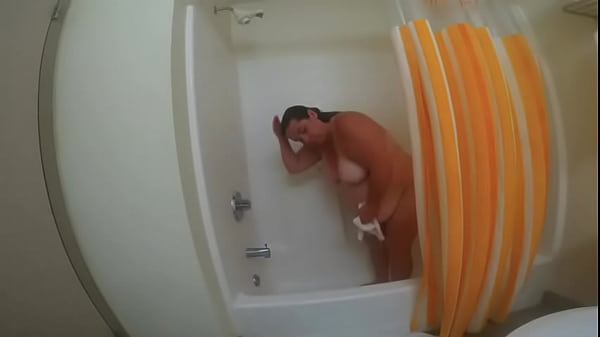 Sexy bbw hotel morning shower 