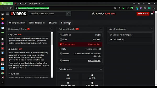 Video x&aacute;c minh 
