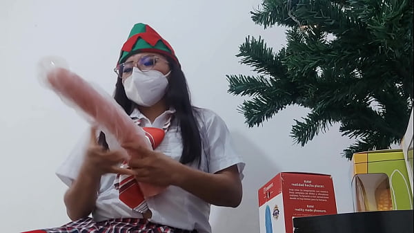 MATURESTUDENTDOESN TATTEND_CLASS BECAUSE SHE STAYS_AT HOME_CHECKINGOUT THENEW EROTIC CHRISTMAS GIFTS SHE_MASTURBATES WITHTHE GIFTS LIKE_A SLUT