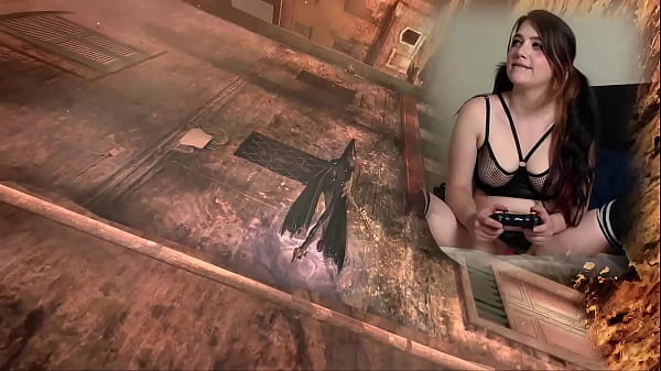 Lovense connected gaming sexy bimbo plays bayonetta episode 5 