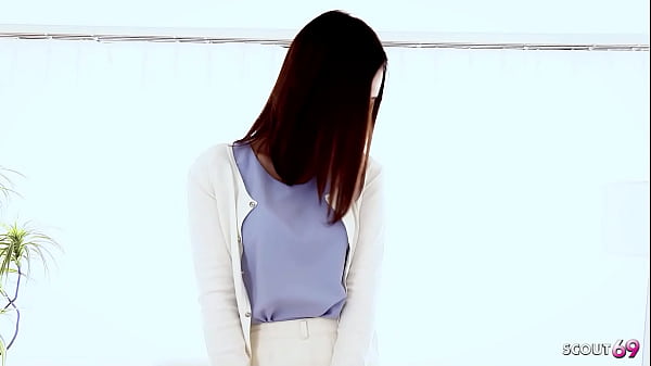 Shy japanese teen talk to casting creampie fuck in uncensored jav porn 