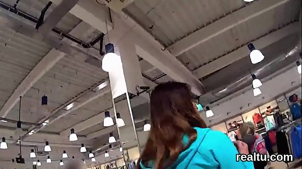 Gorgeous czech nympho was teased in the mall and penetrated in pov 