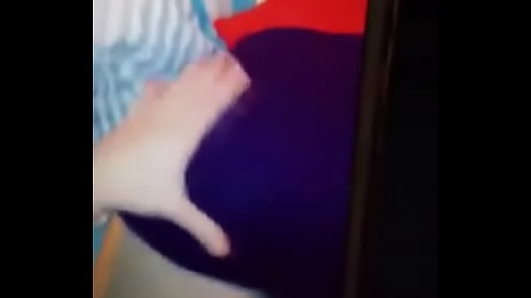 Girl plays with another girls ass 