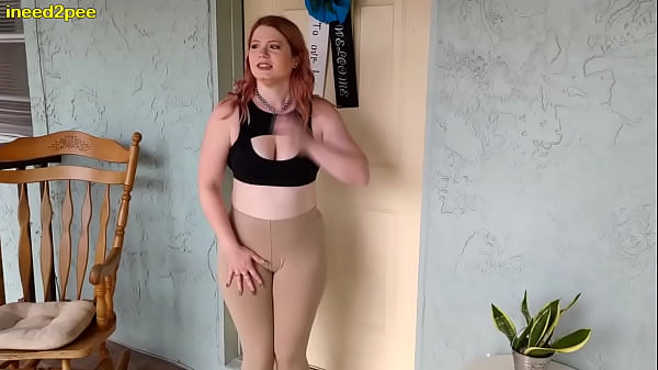 Ami Mercury Pissing Flesh Colored Leggings Tights Omorashi thumbnail
