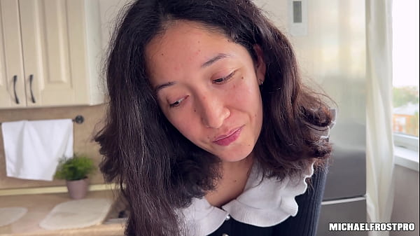 Stepmother solves stepson's problems with the help of evolova electronic sex doll