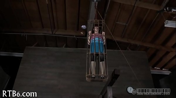 Tying up girl for wild castigation 