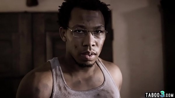 Dirty BBC gardener lured into fuck a petite blindteen