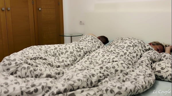 Play MP4 - Amateur horny girlfriend sneaks into swinger couple bed&comma; where she started to suck a dick and then ride with it - FFM threesome