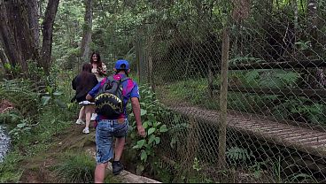Woods Threesome: Two Girls Fuck Me Hard