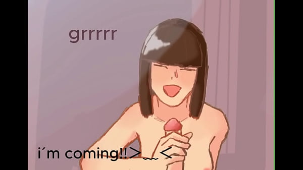 ayuda a su esposocon placer animación