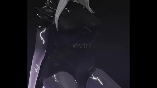 Nonton Etheria From Fortnite Kneeling Naked With A Dildo thumbnail