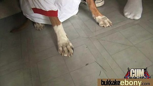 Gorgeous ebony lady sucks white dicks and gangbang fucking 12 