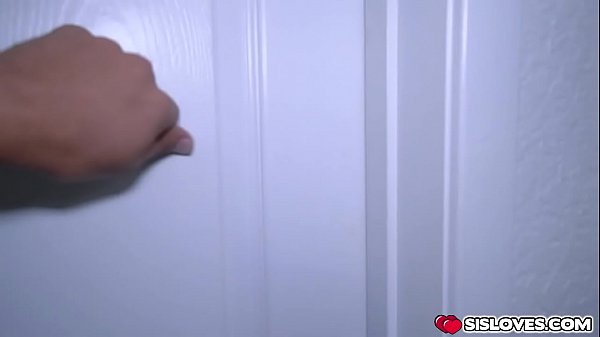 Petite ebony princess Scarlit Scandal wants a taste of stepbrothers cock 