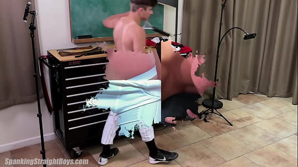 Play MP4 - A Young Twink is Spanked OTK in a Baseball Uniform