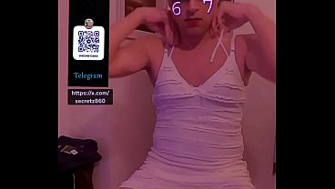 Secretz860 - wanking in a dress