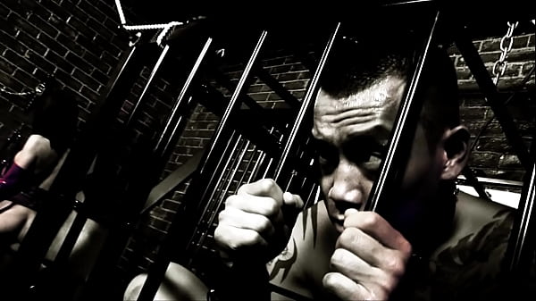 Lingerie clad amy azurra and tanya cox in bdsm themed ffm threesome 