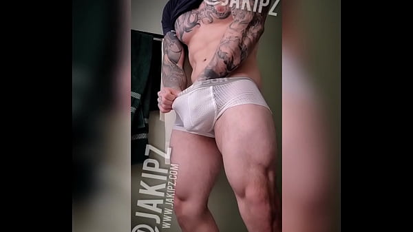 Play MP4 - Jakipz Rubbing His Huge Bulge In White Underwear