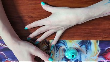 Sage Eldritch Painting Her Nails Turquoise [sfw] thumbnail