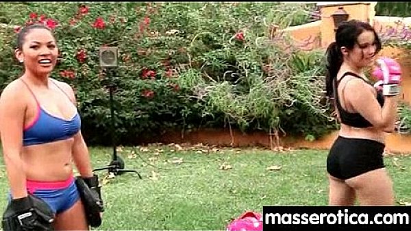 Gorgeous masseuse explores the body of a sexy lesbian beauty 26 