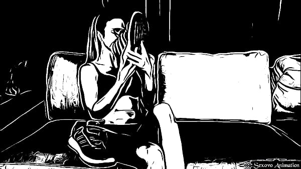 Animation lesbian girl licking big feet of amazon woman 