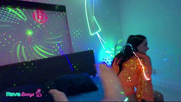 Curvy Petite Fitbadonk Gets Swept Into A Heated Neon Encounter! thumbnail