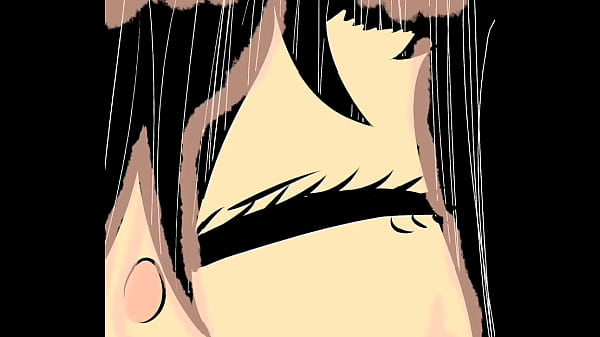 Embarrassed naked female animation wrong bathroom