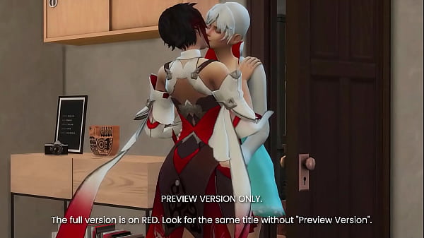 Weiss and ruby fucks in yang's guest room