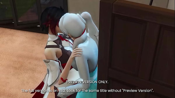 Weiss and ruby fucks in yang's guest room