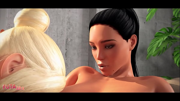 Play MP4 - Futa3dX - Big Dicked Futa Blonde Shoves Her Huge Cock In Busty Brunette